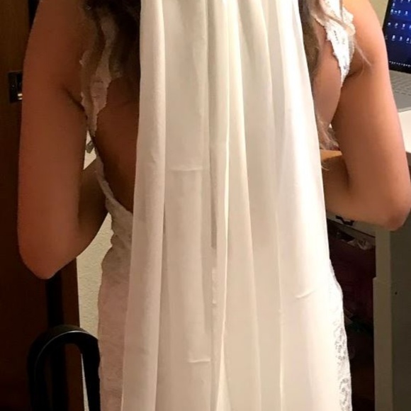 NWOT Custom Cathedral Veil - Picture 5 of 5